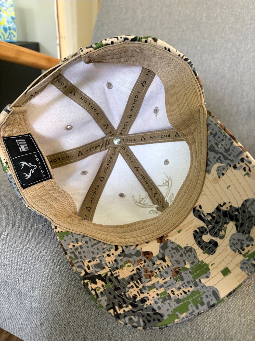 Forloh camouflage snapback hat - Picture 4 of 5